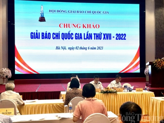 157 tác phẩm vào vòng chung khảo Giải báo chí quốc gia lần thứ XVII