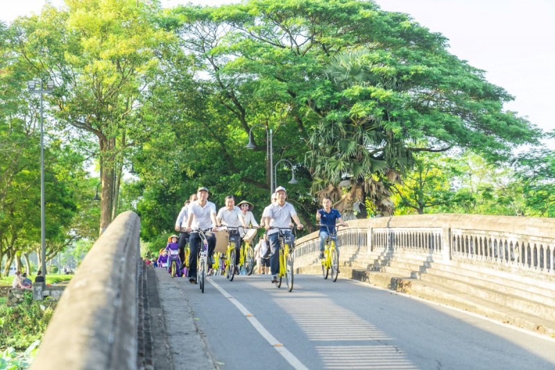 Tuyên truyền bảo vệ môi trường thông qua Tuần lễ đi xe đạp tại thành phố Huế