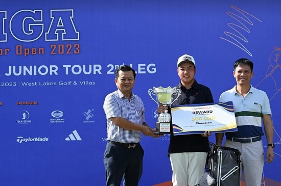 Nguyễn Đặng Minh vô địch toàn giải VGA Junior Tour