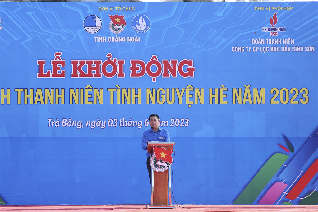 Tuổi trẻ BSR xung kích trong chiến dịch Thanh niên tình nguyện hè năm 2023 của tỉnh Quảng Ngãi