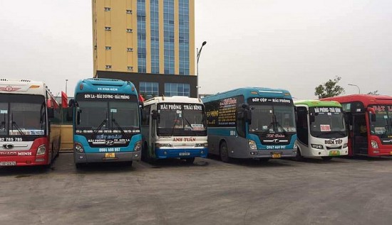 tp hai phong dinh chi 4 don vi khai thac xe khach tuyen co dinh