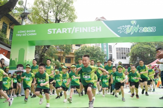 Giải chạy Vietcombank Let’s run 2023 hưởng ứng tháng hành động vì trẻ em