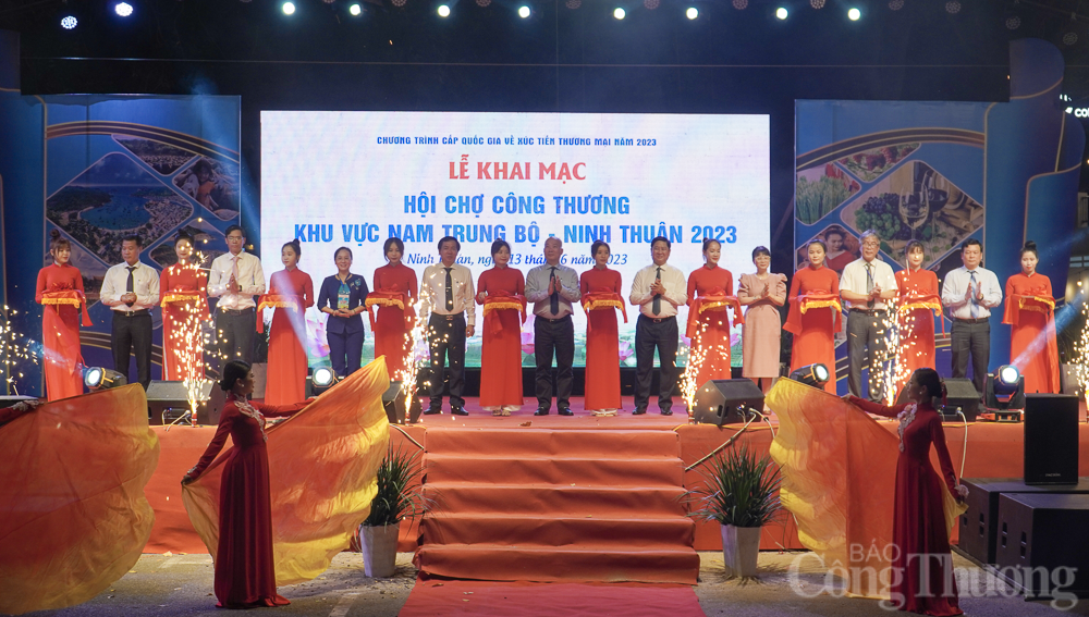 Khai mạc Hội chợ Công Thương khu vực Nam Trung Bộ   Ninh Thuận 2023