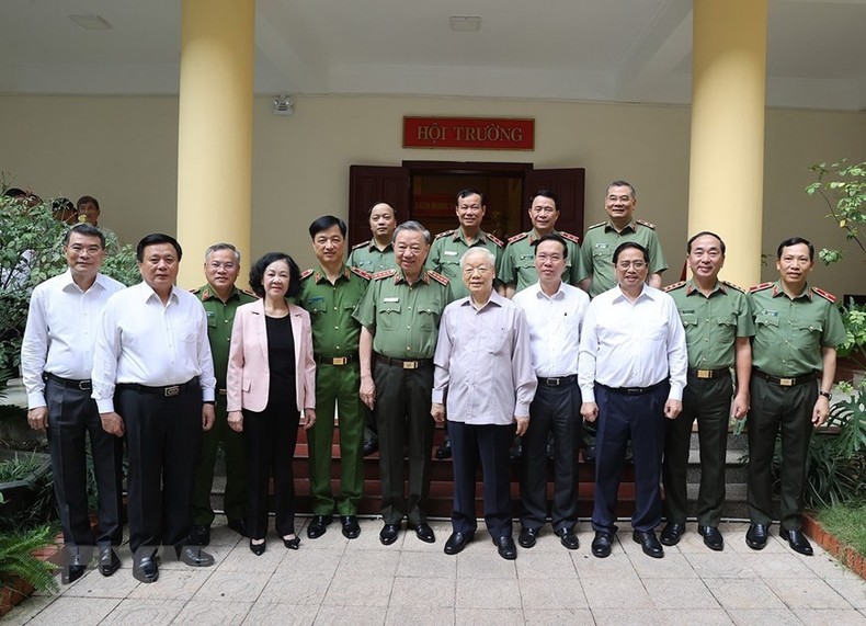 [Ảnh] Tổng Bí thư chỉ đạo Hội nghị Đảng ủy Công an Trung ương ảnh 3