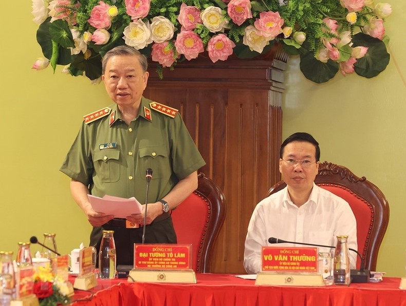 [Ảnh] Tổng Bí thư chỉ đạo Hội nghị Đảng ủy Công an Trung ương ảnh 5