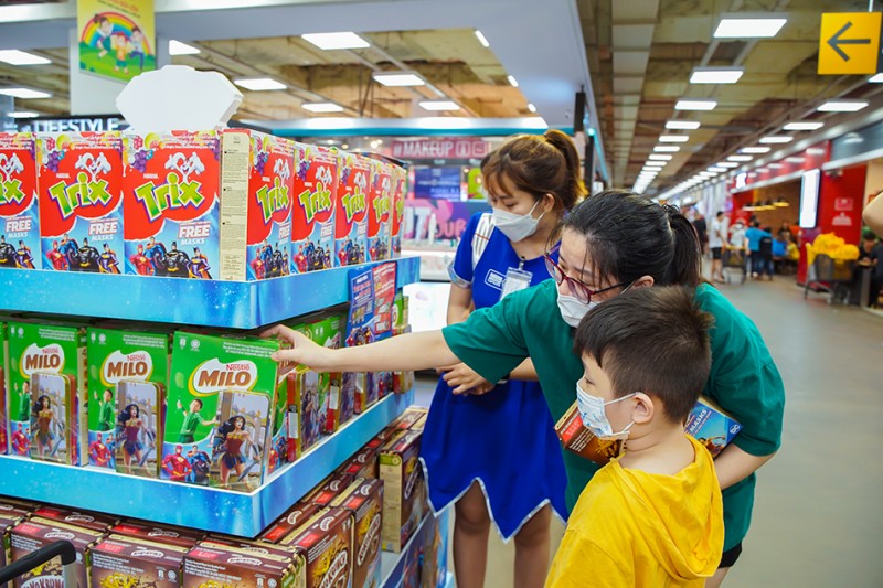 Nhãn hàng bánh ngũ cốc ăn sáng Nestlé hợp tác cùng Warner Bros tạo sân chơi cho trẻ em