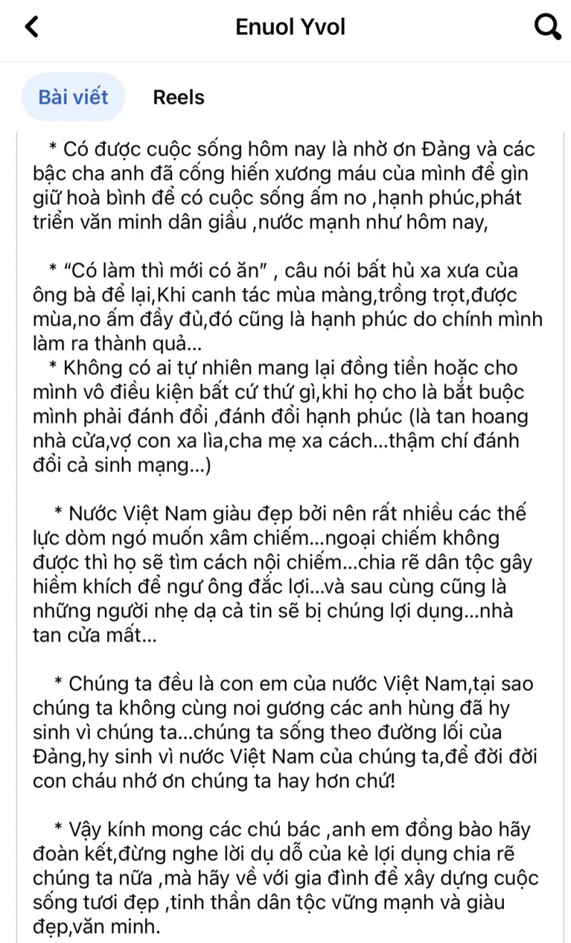 Sau vụ nổ súng tại Đắk Lắk: Y Vol - con trai cố NSND Y Moan viết tâm thư kêu gọi cảnh giác, không để bị chia rẽ