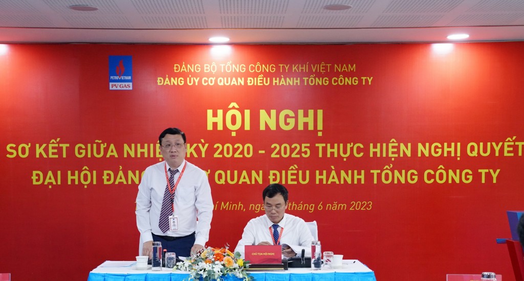 Đoàn Chủ tịch điều hành Hội nghị sơ kết giữa nhiệm kỳ thực hiện Nghị quyết Đại hội Đảng bộ CQĐH lần thứ IV, nhiệm kỳ 2020 – 2025