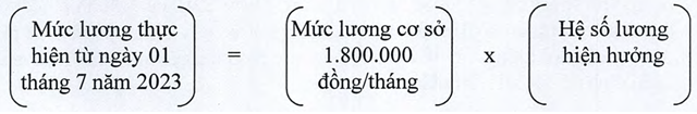 TOÀN VĂN: Thông tư 10/2023/TT-BNV hướng dẫn thực hiện mức lương cơ sở từ 1/7/2023 - Ảnh 1.
