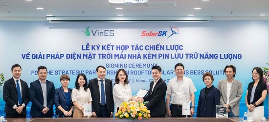 Vines và SolarBK hợp tác thúc đẩy sử dụng giải pháp điện mặt trời mái nhà kèm pin lưu trữ