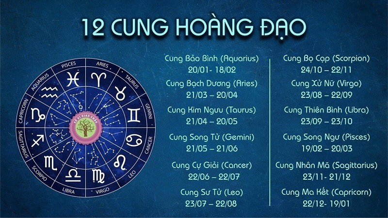 Tử vi hôm nay 12 cung hoàng đạo