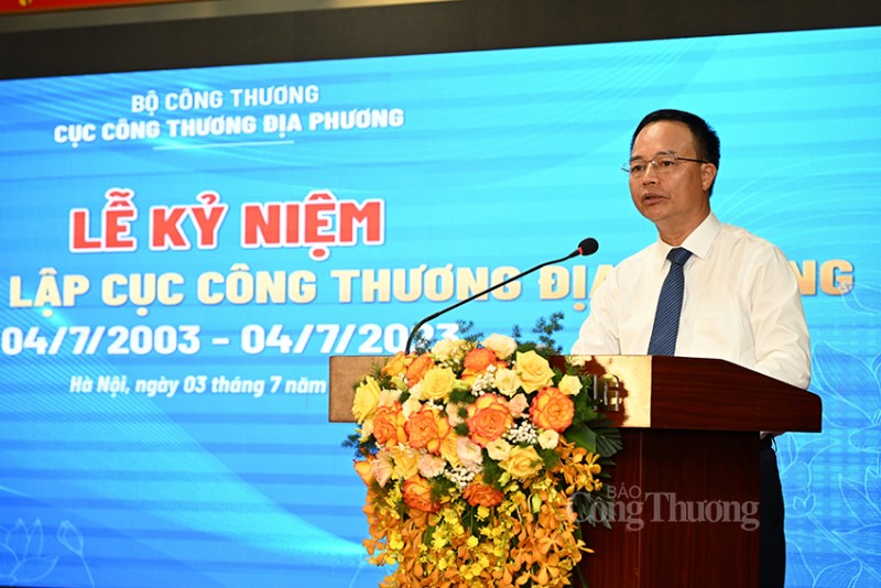 Lễ kỷ niệm 20 năm thành lập Cục Công Thương địa phương