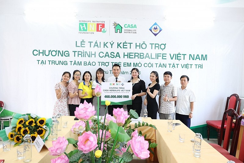 Herbalife Việt Nam gia hạn chương trình hợp tác Casa Herbalife giúp nâng cao chất lượng bữa ăn cho trẻ em