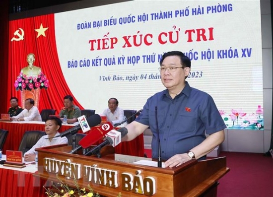 Chủ tịch Quốc hội: Hải Phòng cần tập trung thêm các sản phẩm OCOP