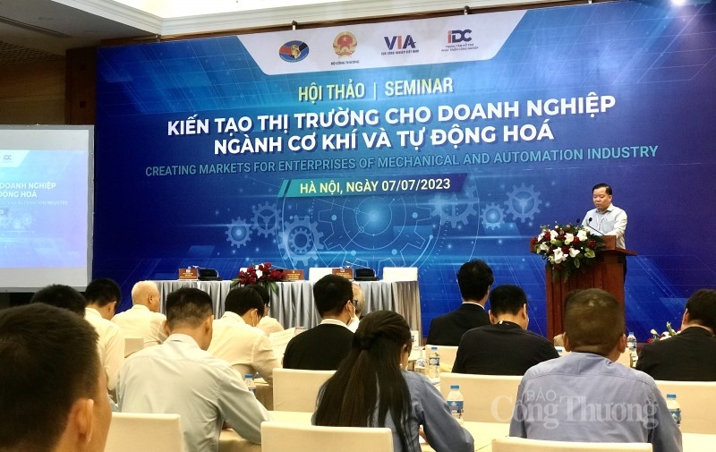 Hội thảo Kiến tạo thị trường cho doanh nghiệp ngành cơ khí và tự động hoá