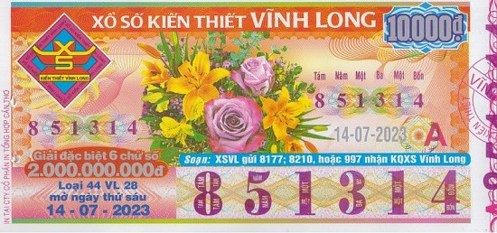 XSVL 14/7 - Kết quả xổ số Vĩnh Long hôm nay ngày 14/7/2023 – KQXSVL thứ sáu ngày 14 tháng 7