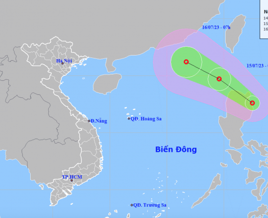 Áp thấp nhiệt đới khi vào Biển Đông sẽ mạnh thêm