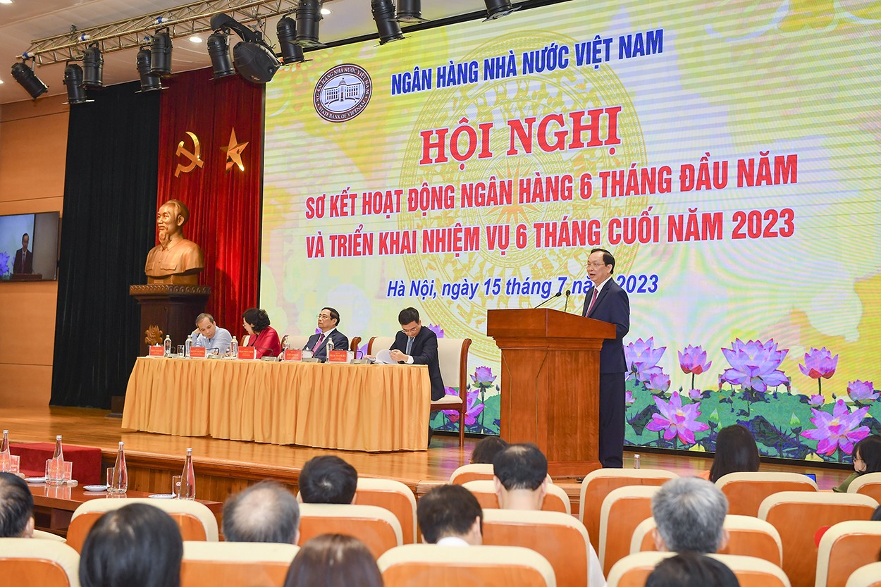 6 tháng đầu năm 2023: Dư nợ tín dụng trên 12,49 triệu tỷ đồng, lãi suất cho vay giảm 3%