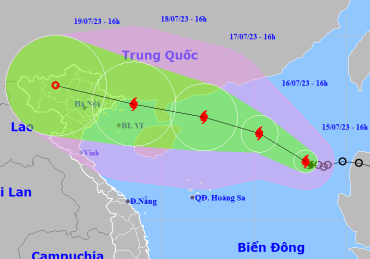 bao so 1 tang cap nhanh du kien do bo khu vuc bac bo