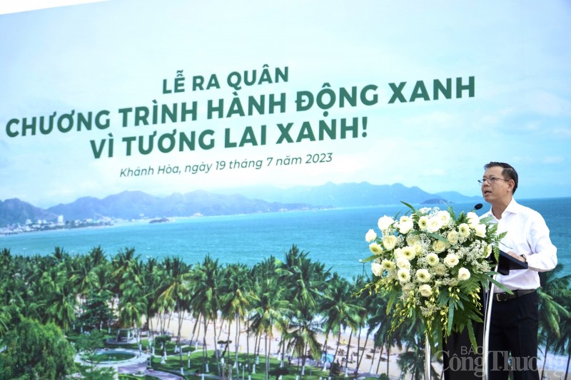 Khánh Hòa tổ chức ra quân chương trình “Hành động Xanh - Vì tương lai Xanh”