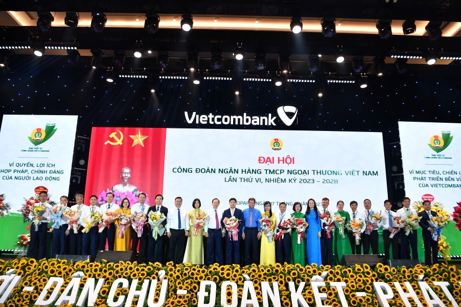 Đại hội Công đoàn Vietcombank lần thứ VI, nhiệm kỳ 2023 - 2028 thành công tốt đẹp