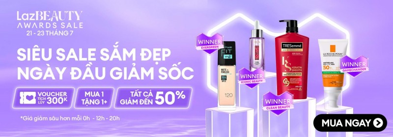 Lazada vinh danh 10 sản phẩm làm đẹp tại Lazbeauty awards 2023