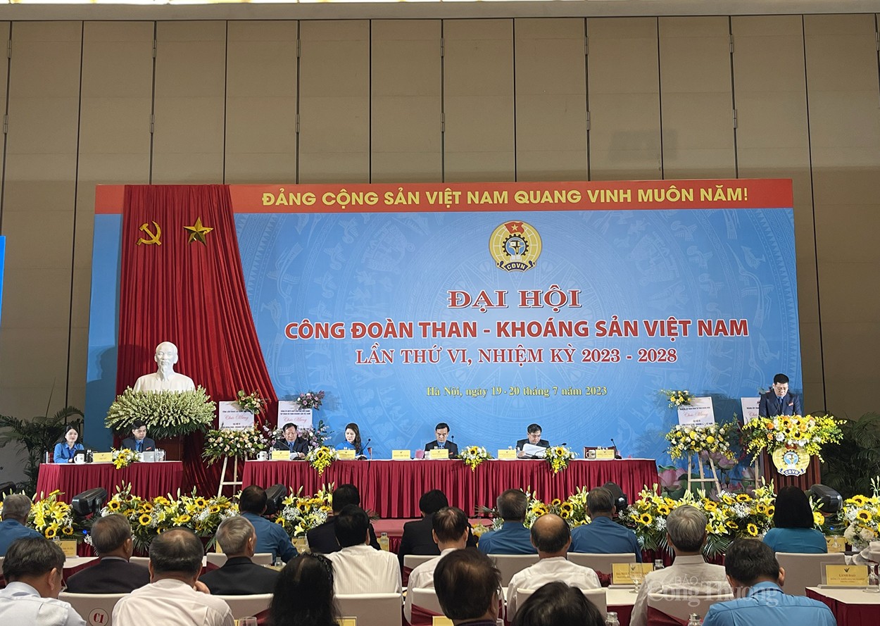 Đại hội Công đoàn Than - Khoáng sản Việt Nam lần thứ VI, nhiệm kỳ 2023 - 2028: Thực hiện khát vọng phát triển bền vững