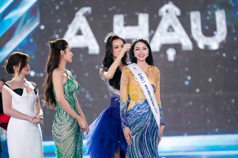 Người đẹp Bình Định Huỳnh Trần Ý Nhi đăng quang Miss World Vietnam 2023