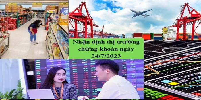 Chứng khoán hôm nay 24/7/2023: Nhóm khu công nghiệp tăng, chế biến nông sản giảm