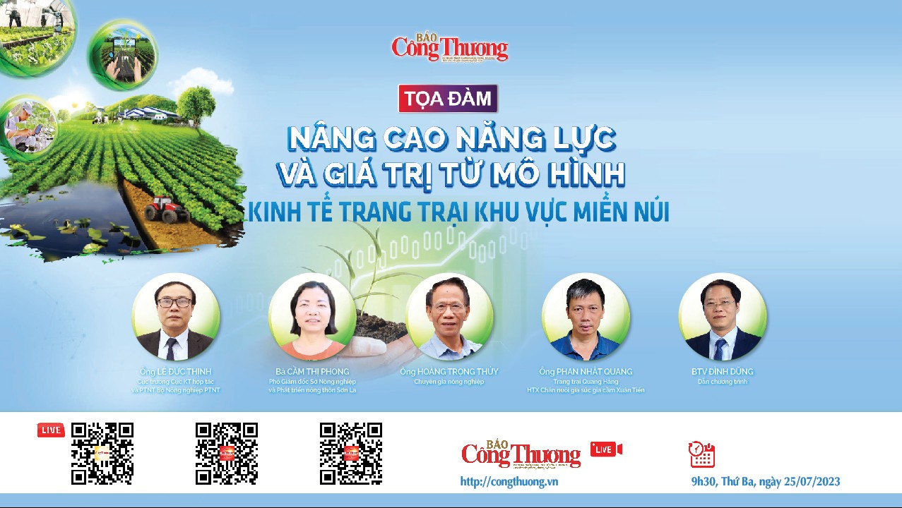 Tọa đàm “Nâng cao năng lực và giá trị  từ mô hình Kinh tế trang trại khu vực miền núi”