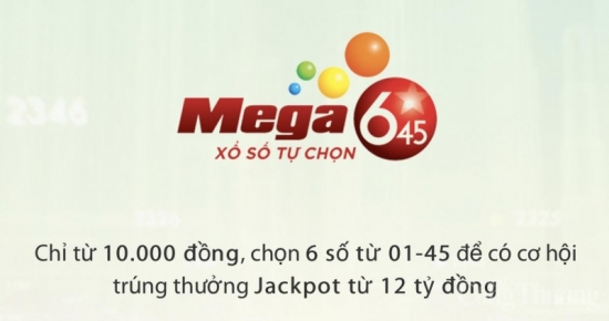 Vietlott 26/7, kết quả xổ số Vietlott hôm nay ngày Vietlott 26/7, Vietlott Mega 6/45 26/7