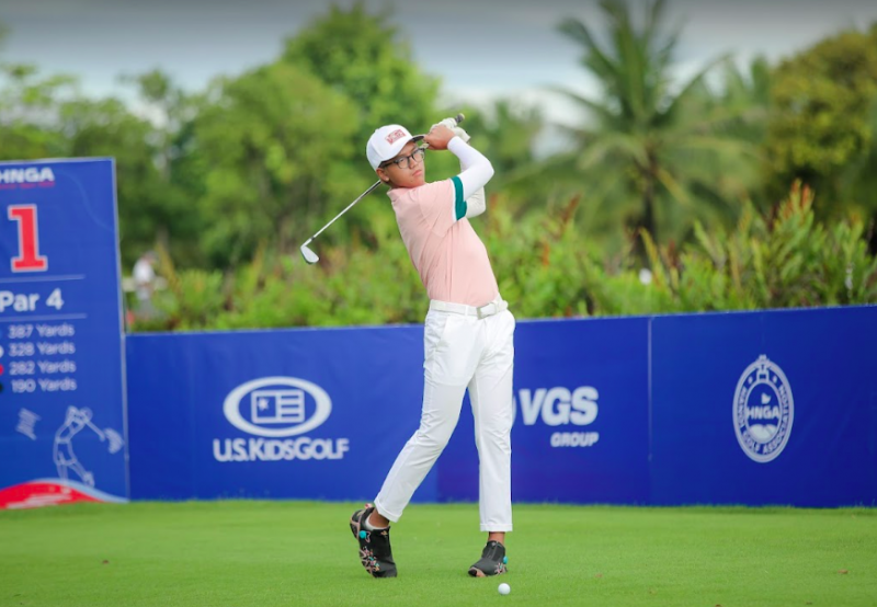 chinh thuc khoi tranh chang 5 giai golf vga junior tour tai hai phong