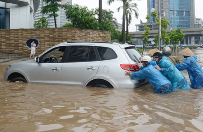 Lượng sức của xe khi qua chỗ nước lớn