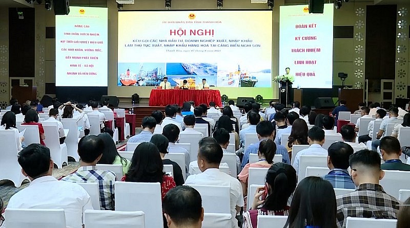 Thanh Hóa: Thúc đẩy xuất, nhập khẩu hàng hoá qua Cảng biển Nghi Sơn