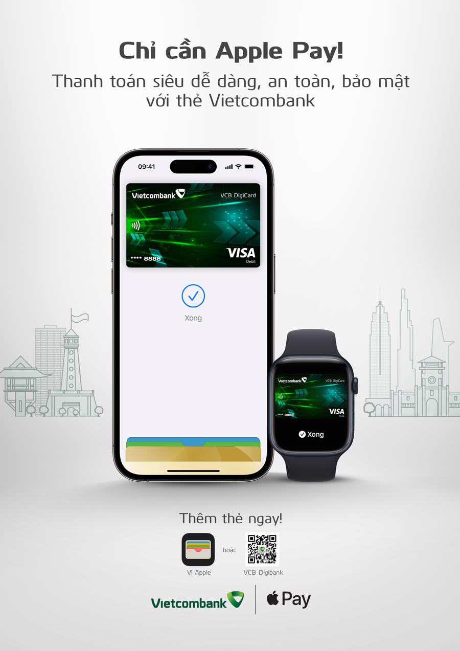 Vietcombank giới thiệu Apple Pay đến khách hàng - Ảnh 1