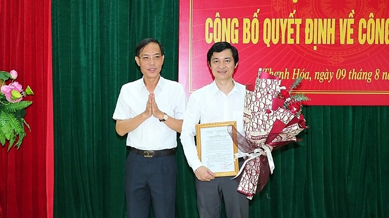 Thanh Hóa: Công bố quyết định bổ nhiệm 2 phó giám đốc sở