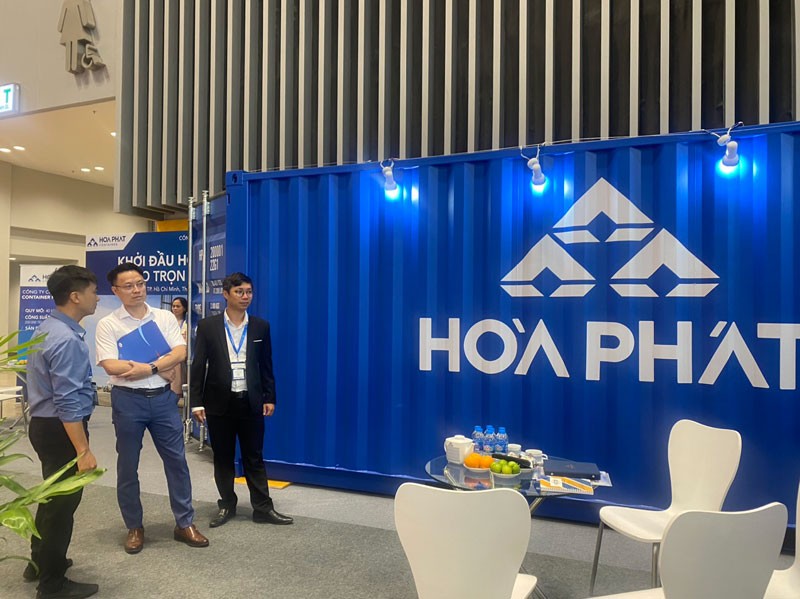 Container Hòa Phát nổi bật tại Triển lãm quốc tế Logistics Việt Nam 2023