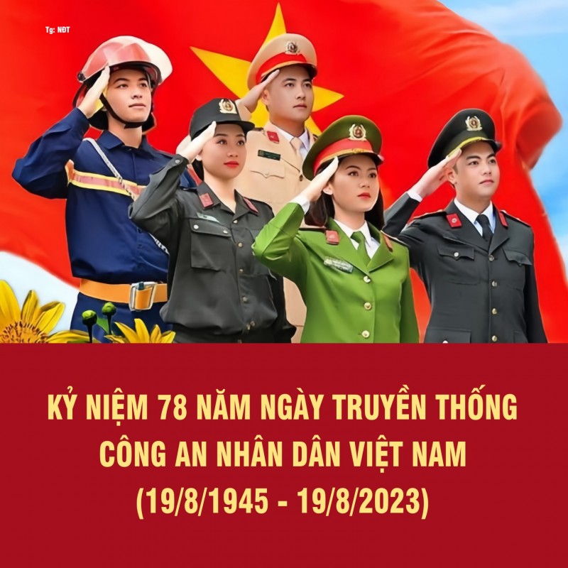 Kỷ niệm 78 năm Ngày truyền thống Bộ Công an không tiếp khách, nhận hoa chúc mừng