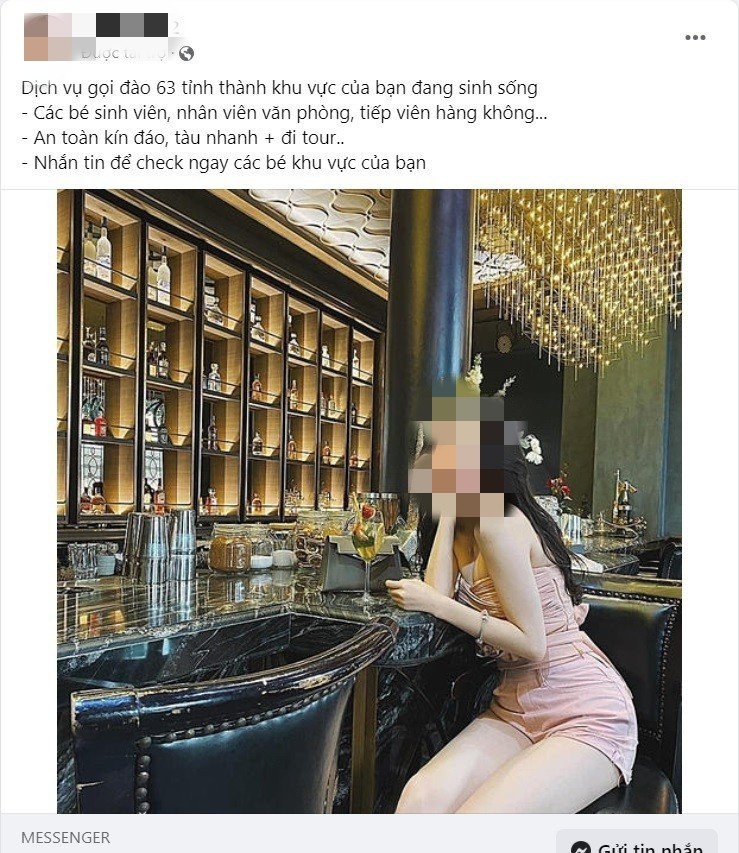 Mạng xã hội trở thành công cụ môi giới, mua bán mại dâm