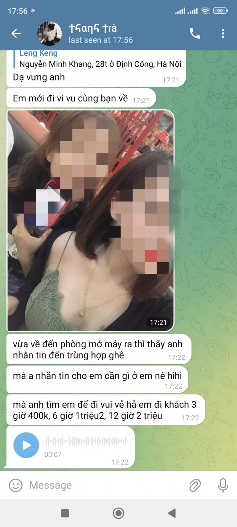 Mạng xã hội trở thành công cụ môi giới, mua bán mại dâm