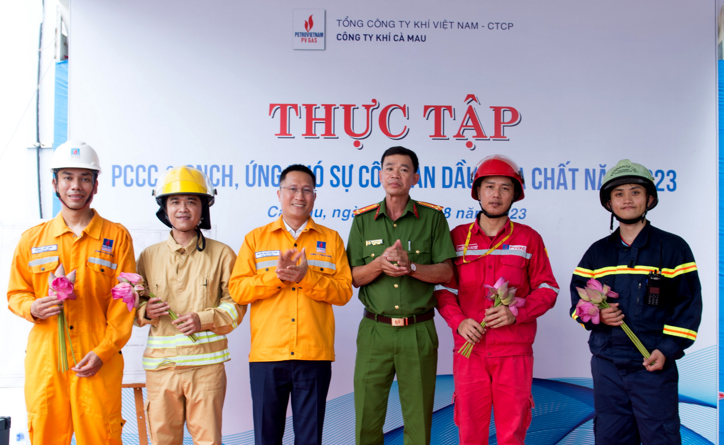 KCM tổ chức thực tập phương án phòng cháy chữa cháy và cứu nạn cứu hộ năm 2023