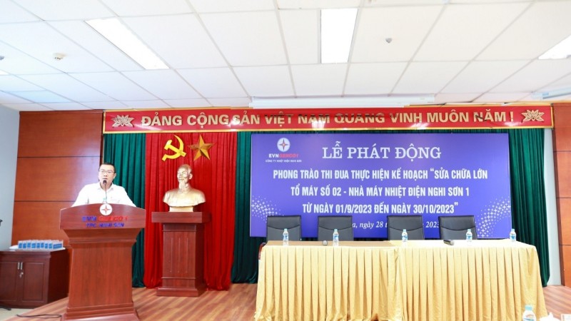 Công ty Nhiệt điện Nghi Sơn tổ chức lễ phát động phong trào thi đua thực hiện kế hoạch sửa chữa lớn