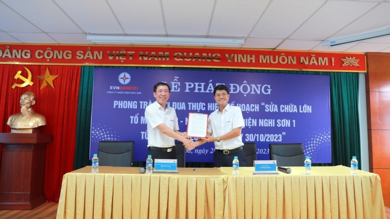 Công ty Nhiệt điện Nghi Sơn tổ chức lễ phát động phong trào thi đua thực hiện kế hoạch sửa chữa lớn