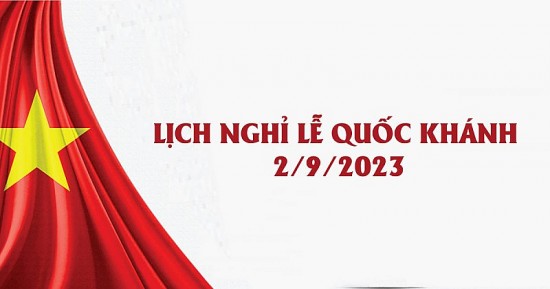 Lịch nghỉ Quốc khánh 2/9 trong 4 ngày của người lao động