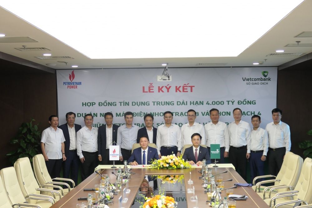 Vietcombank và PV Power ký kết hợp đồng tín dụng cho Dự án Nhà máy điện Nhơn Trạch 3 và 4