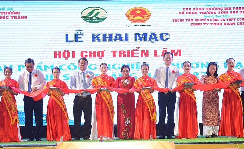 Đặc sản OCOP quy tụ tại Hội chợ sản phẩm công nghiệp, thương mại Sóc Trăng năm 2023