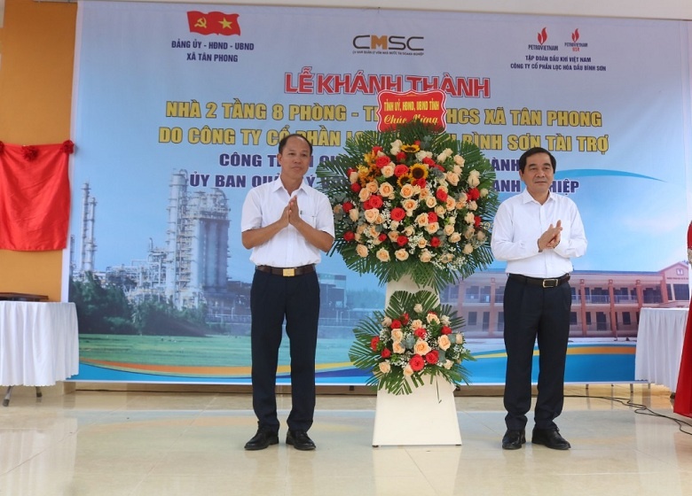 Petrovietnam/BSR trao tặng 4 công trình giáo dục, y tế với tổng trị giá 20 tỷ đồng