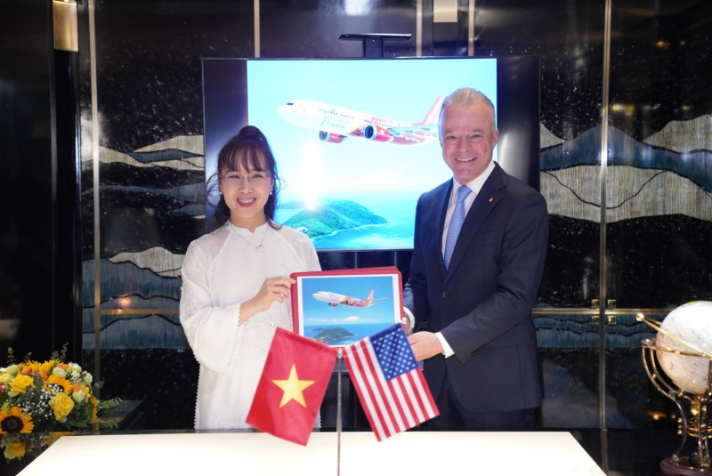 Vietjet và Boeing đạt được nhiều thỏa thuận quan trọng. Ảnh Vietnamnet