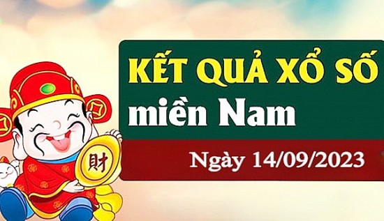 XSMN 14/9, Kết quả xổ số miền Nam hôm nay 14/9/2023, xổ số miền Nam ngày 14 tháng 9, trực tiếp XSMN 14/9