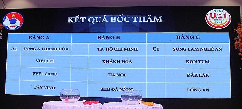 Vòng chung kết giải bóng đá U21 quốc gia 2023 diễn ra tại Thanh Hóa và Nghệ An